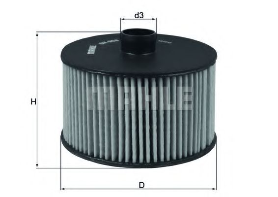 Масляный фильтр MAHLE ORIGINAL OX 968D