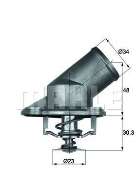 Термостат MAHLE ORIGINAL TI 224 92