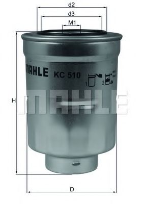 Топливный фильтр MAHLE ORIGINAL KC 510D