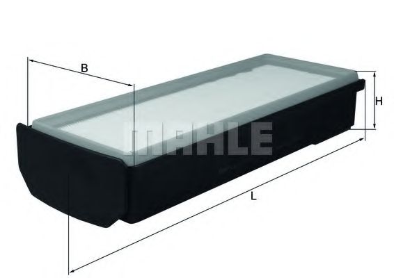 Воздушный фильтр MAHLE ORIGINAL LX 2796/1
