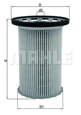Топливный фильтр MAHLE ORIGINAL KX 341