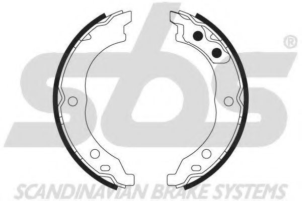 Тормозные колодки ручника sbs 18492719734
