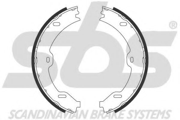 Тормозные колодки ручника sbs 18492733732