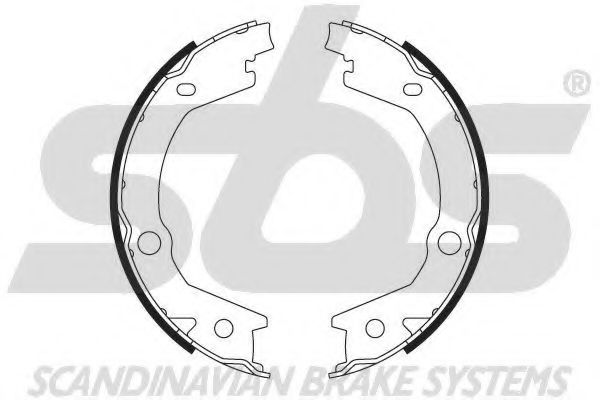 Тормозные колодки ручника sbs 18492734745