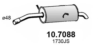 Глушитель ASSO 10.7088