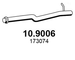 Труба вихлопного газу ASSO 10.9006