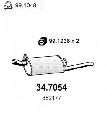 Глушник ASSO 34.7054