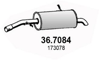 Глушитель ASSO 36.7084