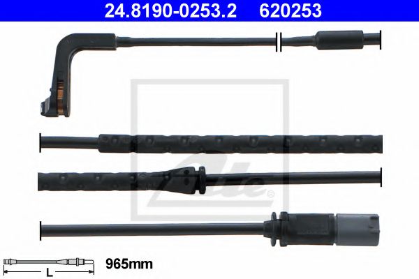 Датчик износа колодок ATE 24.8190-0253.2