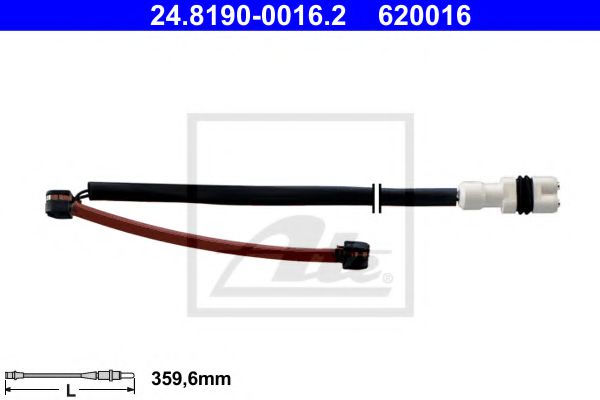 Датчик износа колодок ATE 24.8190-0016.2