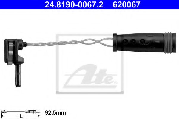 Датчик износа колодок ATE 24.8190-0067.2