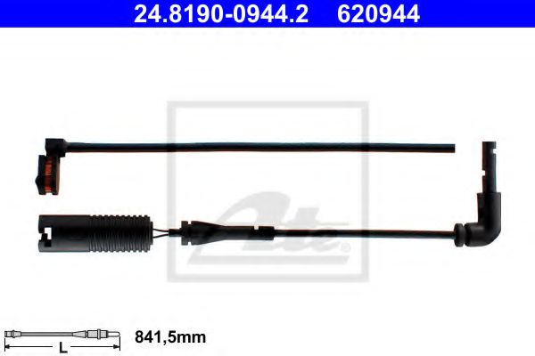 Датчик износа колодок ATE 24.8190-0944.2