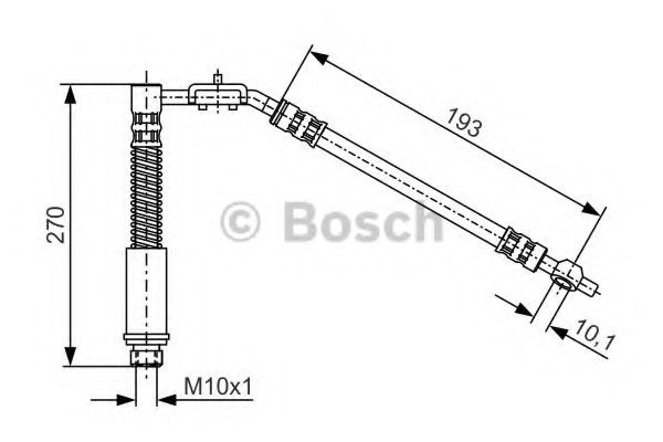 Тормозной шланг BOSCH 1 987 476 553