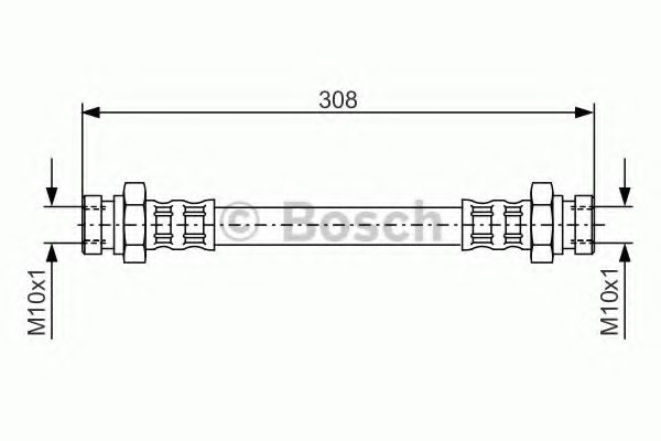 Тормозной шланг BOSCH 1 987 476 964