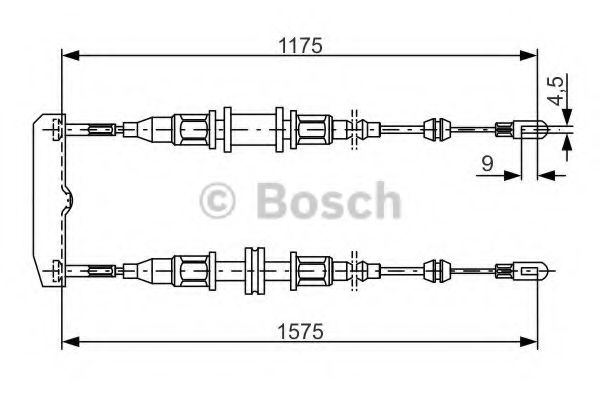 Трос ручника BOSCH 1 987 477 766