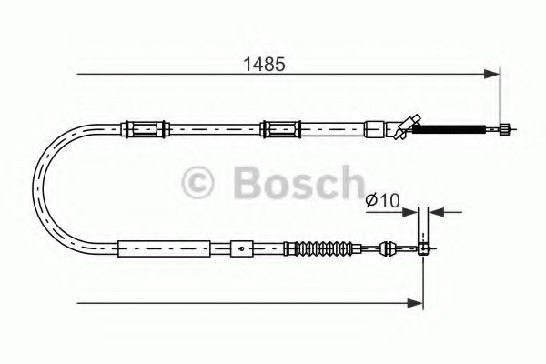 Трос ручника BOSCH 1 987 477 998