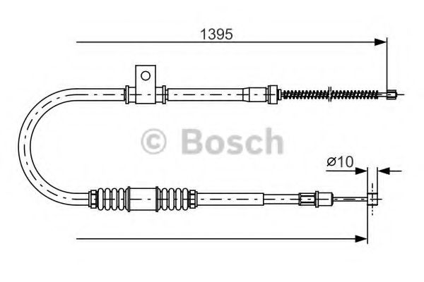 Трос ручника BOSCH 1 987 482 062