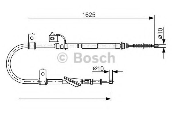 Трос ручника BOSCH 1 987 482 081