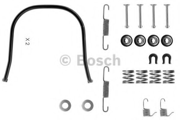 Монтажный комплект тормозных колодок BOSCH 1 987 475 095