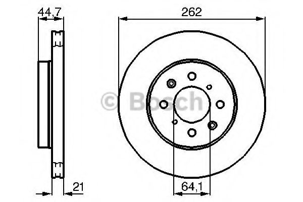 Тормозной диск BOSCH 0 986 479 B23