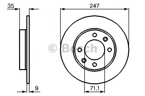 Тормозной диск BOSCH 0 986 479 B40