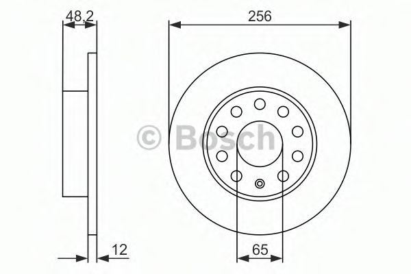 Тормозной диск BOSCH 0 986 479 B78