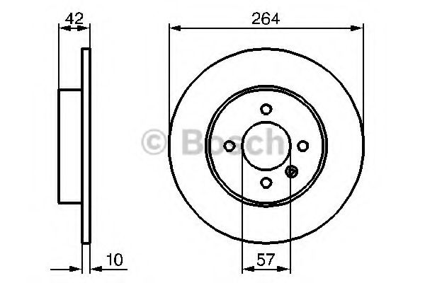 Тормозной диск BOSCH 0 986 479 B85