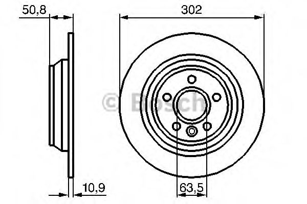 Тормозной диск BOSCH 0 986 479 B94