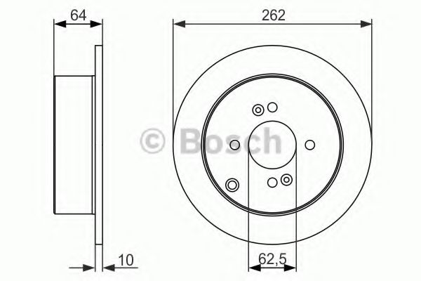 Тормозной диск BOSCH 0 986 479 C08
