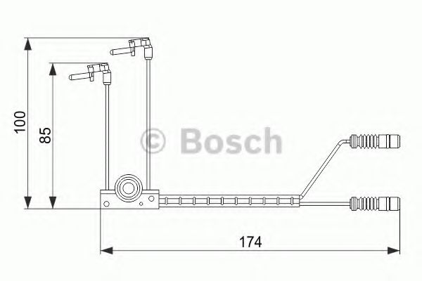 Датчик износа колодок BOSCH 1 987 474 584