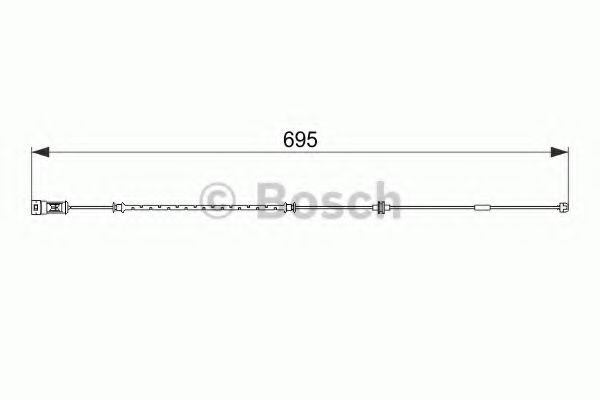 Датчик износа колодок BOSCH 1 987 474 585