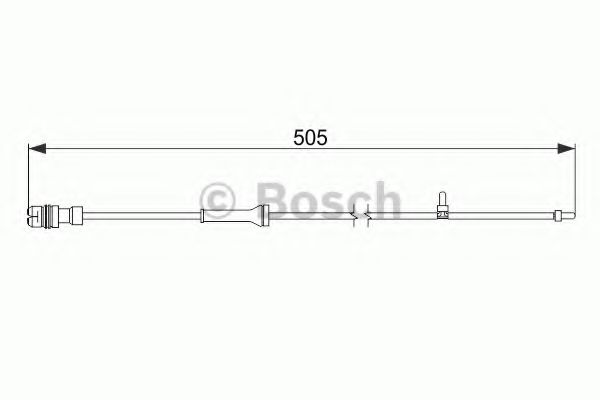 Датчик износа колодок BOSCH 1 987 474 592
