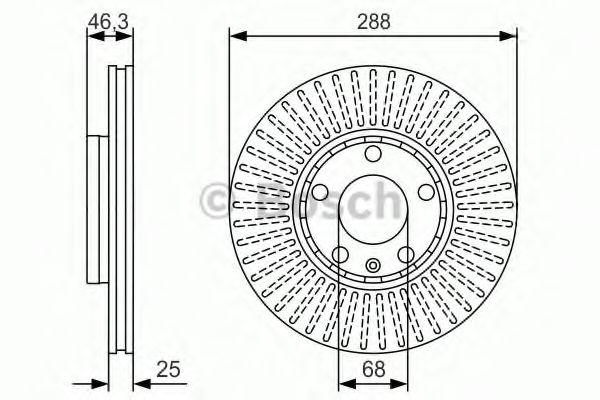 Тормозной диск BOSCH 0 986 479 R82