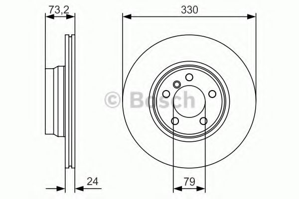 Гальмівний диск BOSCH 0 986 479 A06