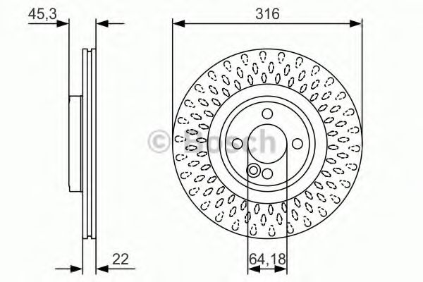 Тормозной диск BOSCH 0 986 479 A07