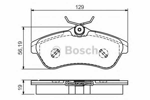 Тормозные колодки BOSCH 0 986 495 064