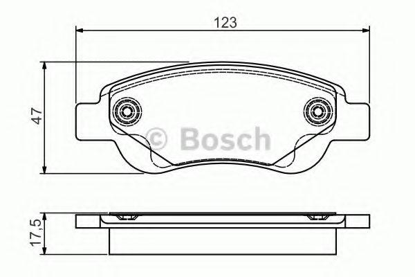 Тормозные колодки BOSCH 0 986 495 085