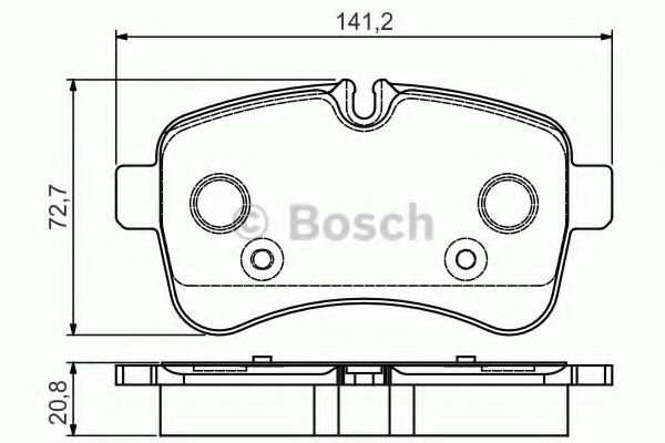 Тормозные колодки BOSCH 0 986 495 120