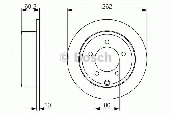 Тормозной диск BOSCH 0 986 479 A39