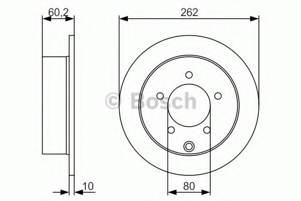 Гальмівний диск BOSCH 0 986 479 A41