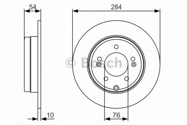 Тормозной диск BOSCH 0 986 479 A45
