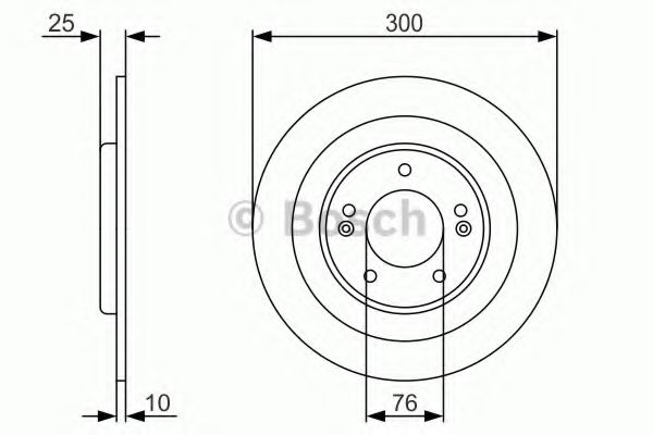 Тормозной диск BOSCH 0 986 479 A46