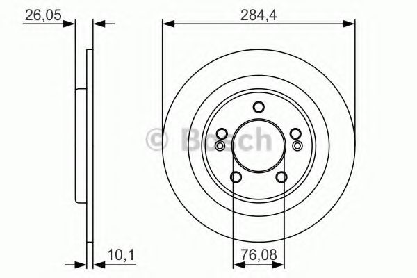 Тормозной диск BOSCH 0 986 479 A47
