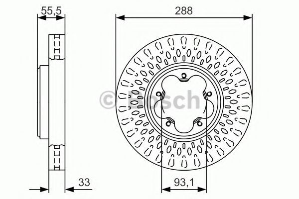 Тормозной диск BOSCH 0 986 479 A49
