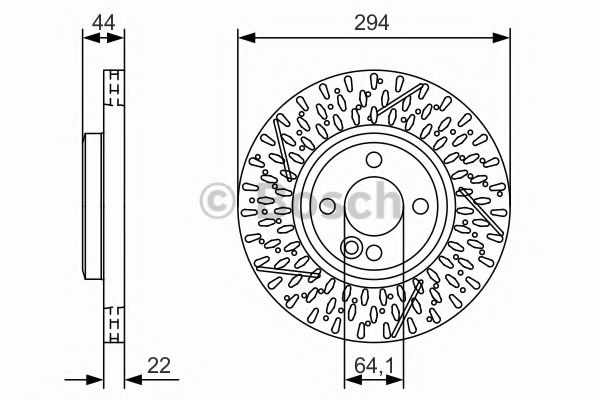 Тормозной диск BOSCH 0 986 479 A69