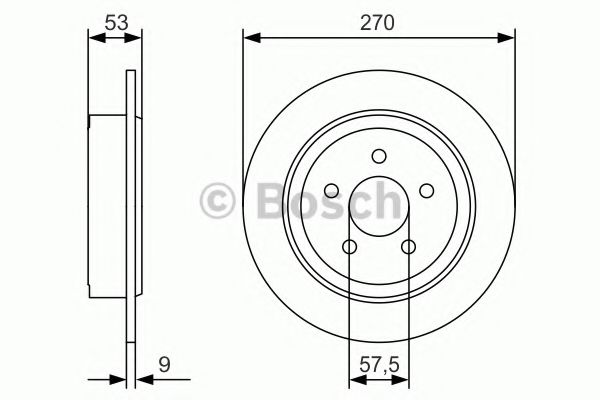 Тормозной диск BOSCH 0 986 479 A79