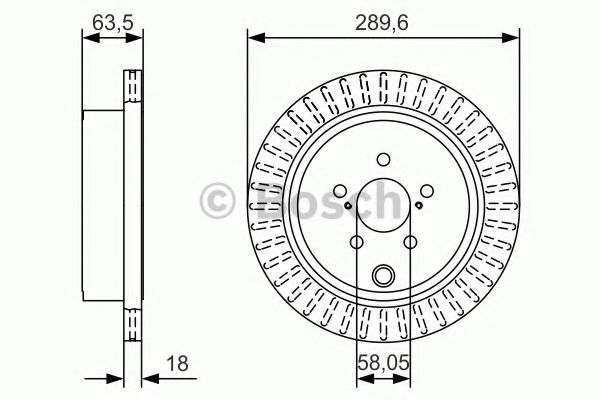 Тормозной диск BOSCH 0 986 479 A83
