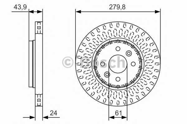 Тормозной диск BOSCH 0 986 479 A85