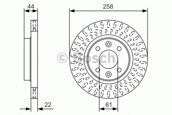 Тормозной диск BOSCH 0 986 479 A86