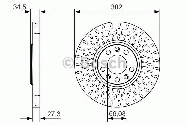 Тормозной диск BOSCH 0 986 479 A88